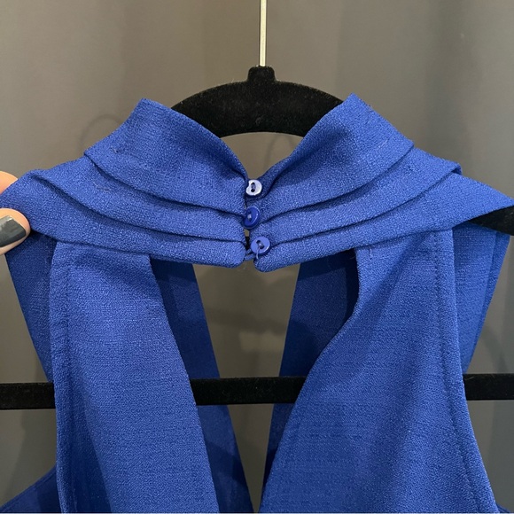 NWT Glam Royal Blue Romper—Size Large - Picture 5 of 8